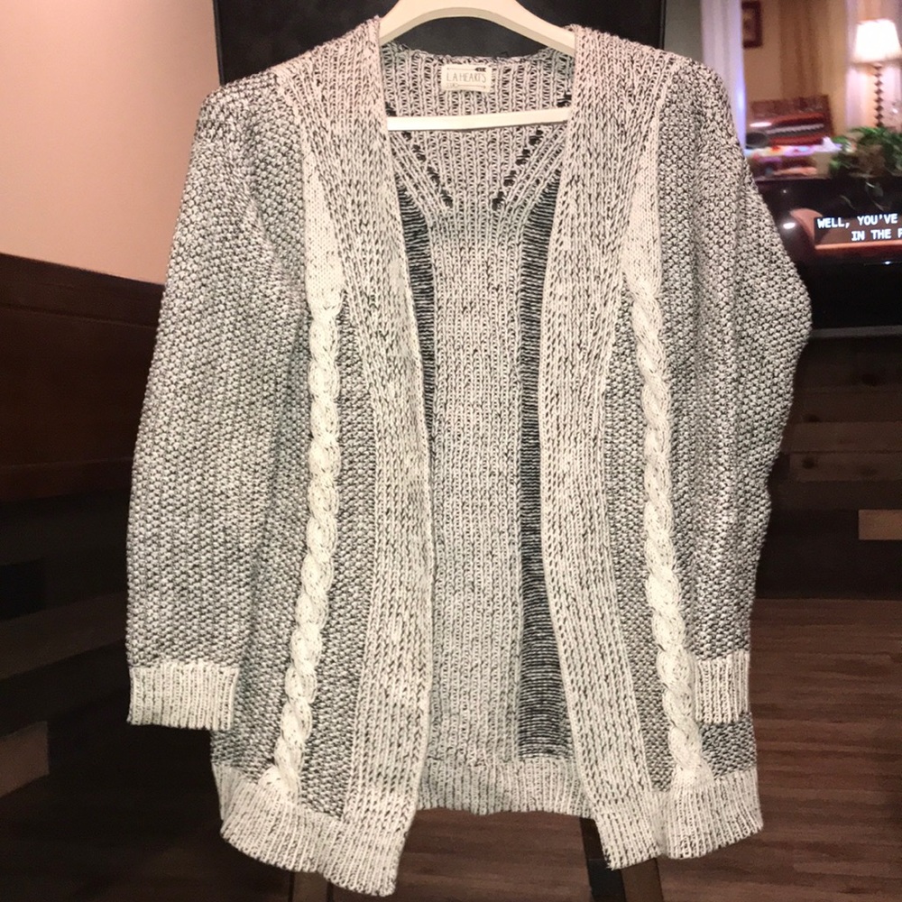 Black and White Cardigan